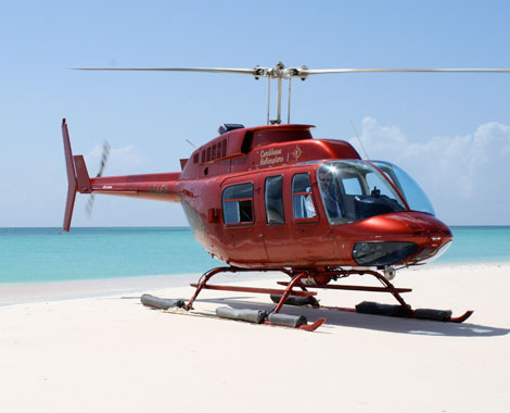Private Flights Helicopter Beach Dominican Republic